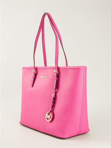 michael kors jet set baby pink|Women's Pink Designer Handbags .